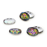 Oval Shape Crystal Button CR-03 ( New )