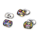 Semi Oval Crystal Button CR-04 ( New )