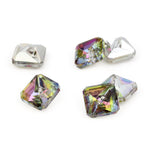 Pyramid Square Crystal Button CR-05 ( New )