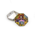 Octagon Shape Crystal Button CR-06 ( New )