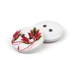 Printed Kid's Wood Button WD-81