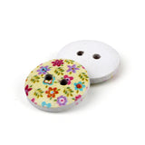Printed Kid's Wood Button WD-88