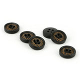 Wood Four Hole Shirt Button WD-12