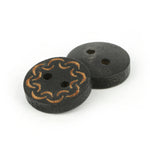 Wood Two Hole Shirt Button WD-22