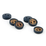 Wood Two Hole Shirt Button WD-39