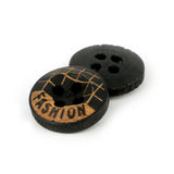 Wood Four Hole Shirt Button WD-43